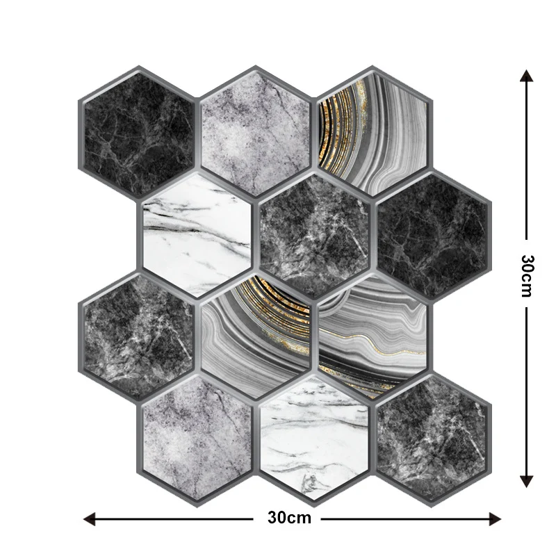 🎉Semi-Annual Sale - 50% Off - 10Pcs 3D Peel and Stick Wall Tiles(12x12 inches)