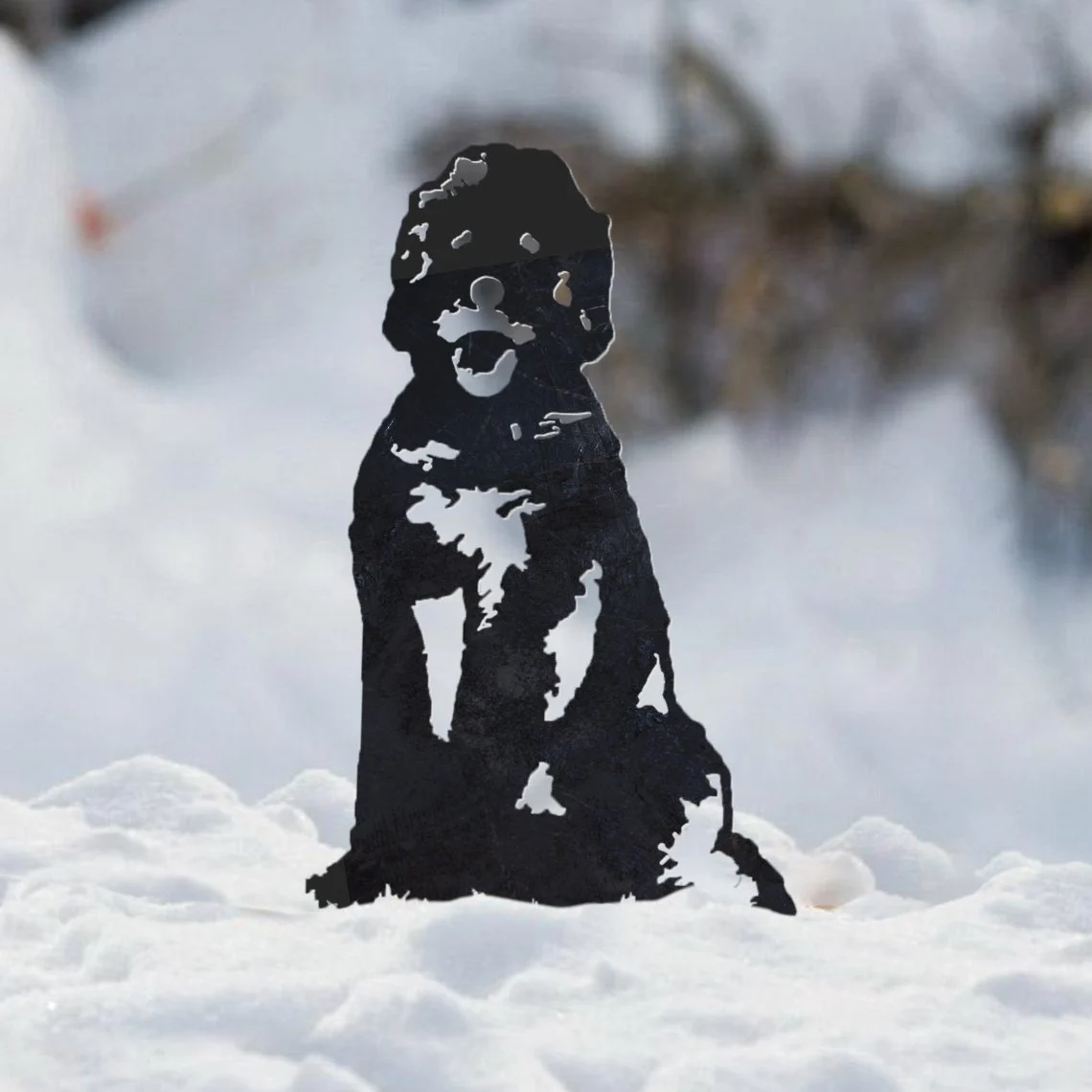 Doodle Metal Silhouette