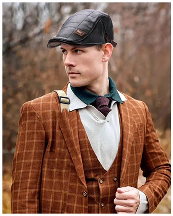 (🔥Hot Sale-70%OFF)- New Trendy Leather Beret