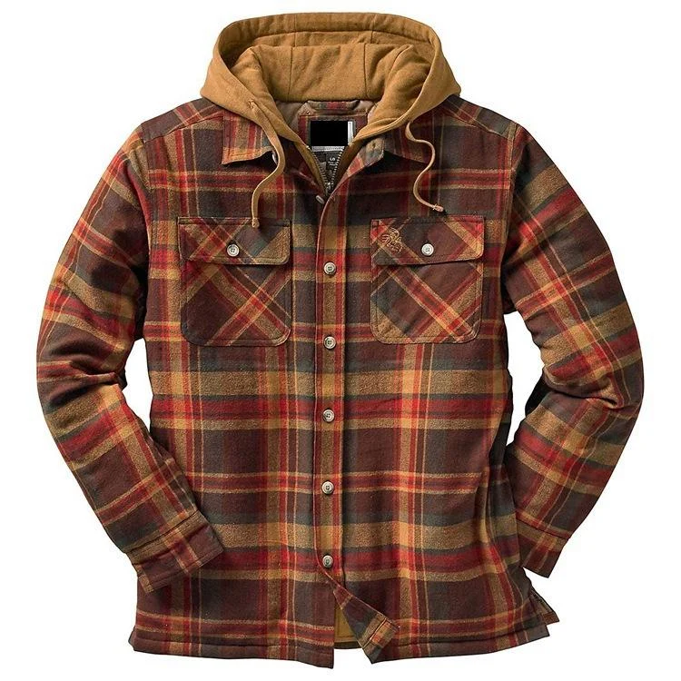 Maplewood Hoodie Flannel Shirt Jacket