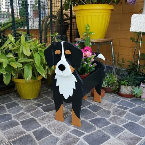 Bernese Mountain Pet Planter