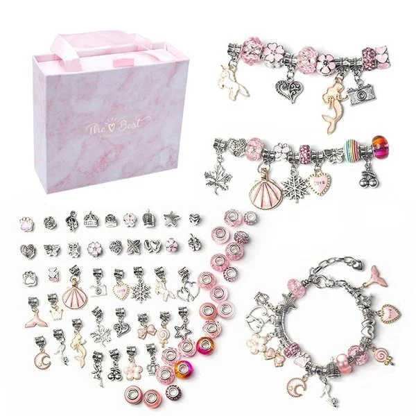 (🔥2022 Summer Hot Sale - 48% OFF) DIY Crystal Bracelet Set - Buy 2 Get EXTRA 10％ OFF & FREE SHIPPING!