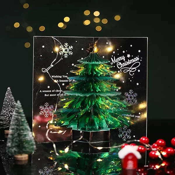 🎁Only $0.99 - The 4th Piece🎄(4PCS/SET) Special 3D Christmas Handmade Cards - BUY 2 SET FREE SHIPPING!!