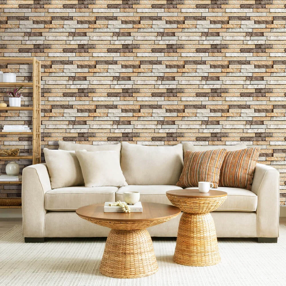 🎉Semi-Annual Sale - 50% Off - 10Pcs 3D Peel and Stick Wall Tiles(12x12 inches)