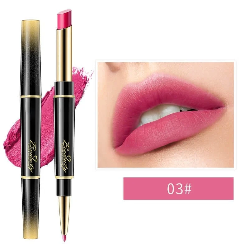 Double-ended Lipstick Automatic Lip Liner Lipstick