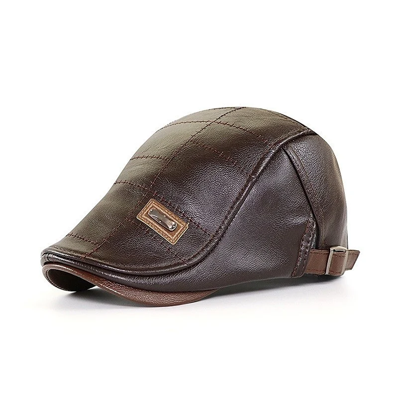 (🔥Hot Sale-70%OFF)- New Trendy Leather Beret