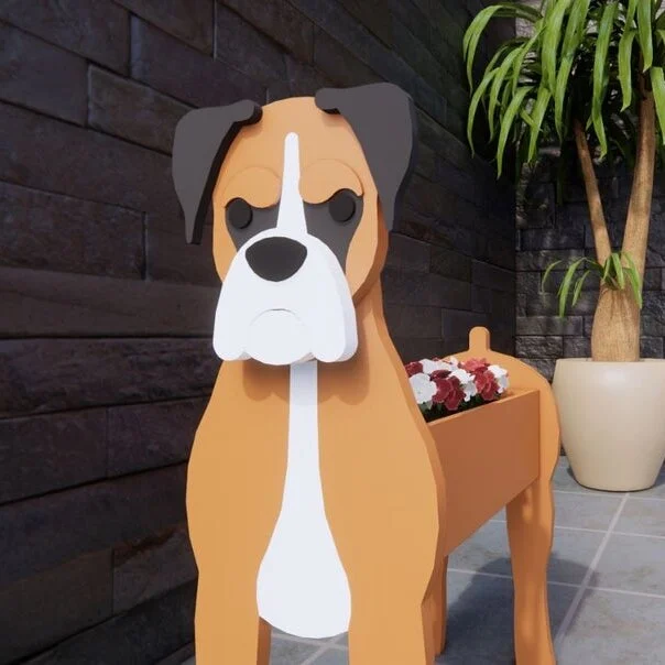 Boxer Pet Planter