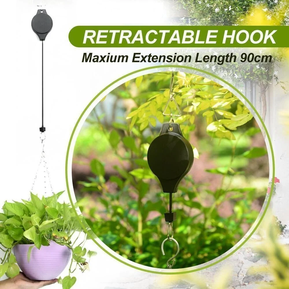 【🔥Buy Now 45% OFF】 🌳Plant Pulley Set For Garden Baskets Pots. Birds Feeder