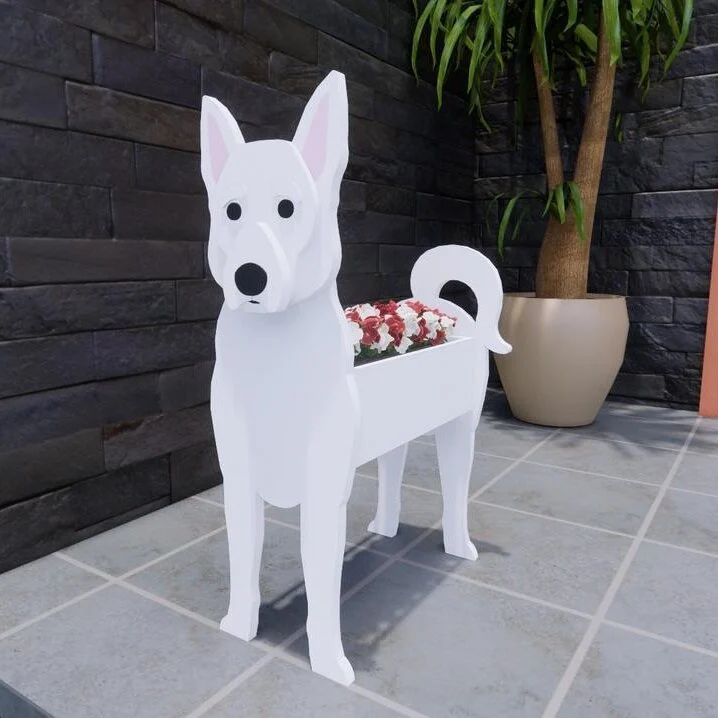 Swiss Shepherd Pet Planter