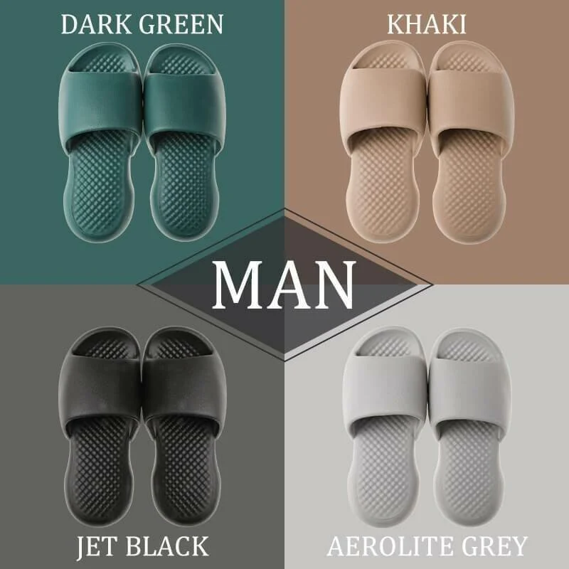 🔥Summer Promotion🔥Man Non-slip wear-resistant thick-soled super soft slippers