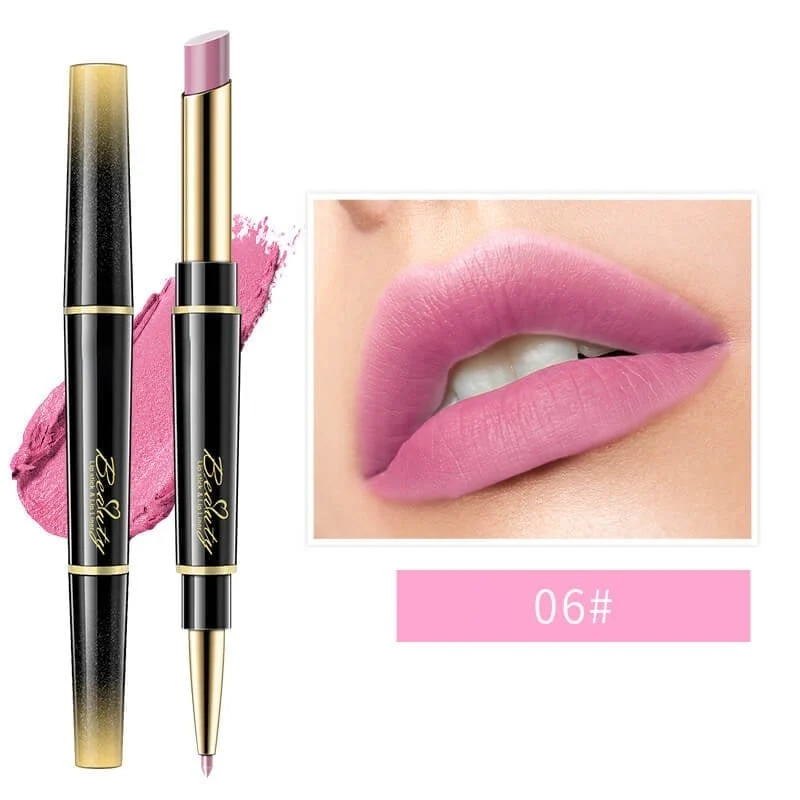 Double-ended Lipstick Automatic Lip Liner Lipstick