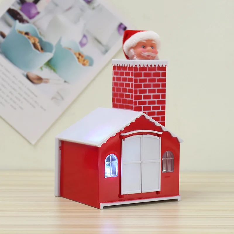 🎄 Electric Santa Claus - stick out the head in the chimney and doorway