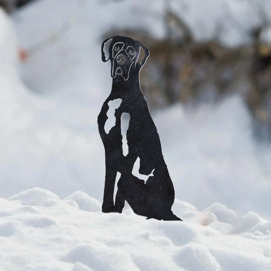 Great Dane Metal Silhouette