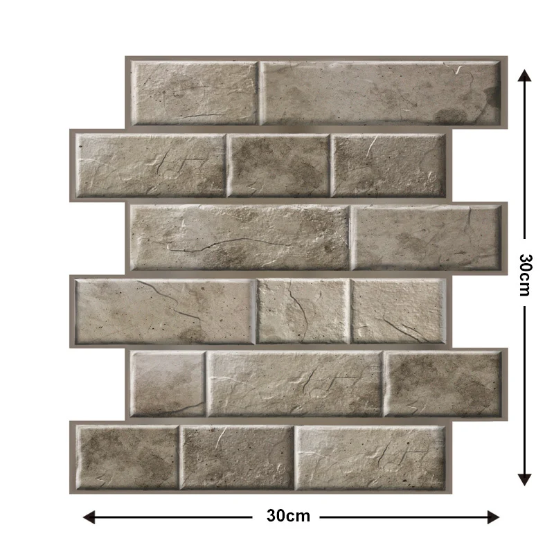🎉Semi-Annual Sale - 50% Off - 10Pcs 3D Peel and Stick Wall Tiles(12x12 inches)