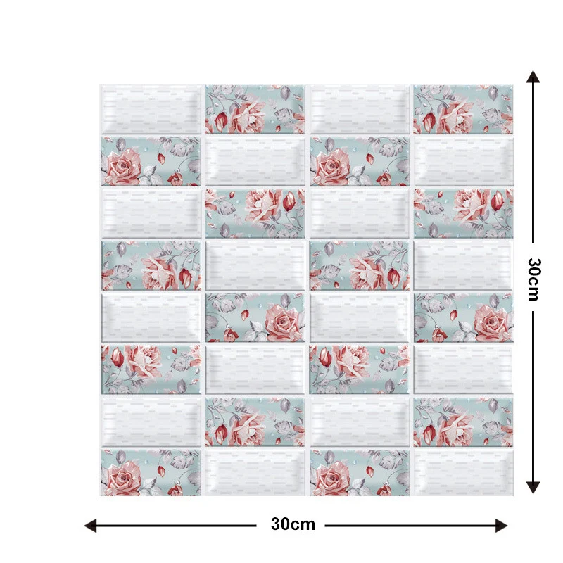 🎉Semi-Annual Sale - 50% Off - 10Pcs 3D Peel and Stick Wall Tiles(12x12 inches)