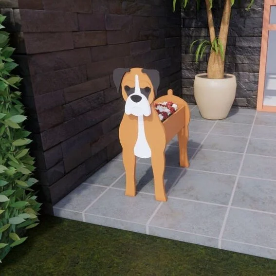 Boxer Pet Planter