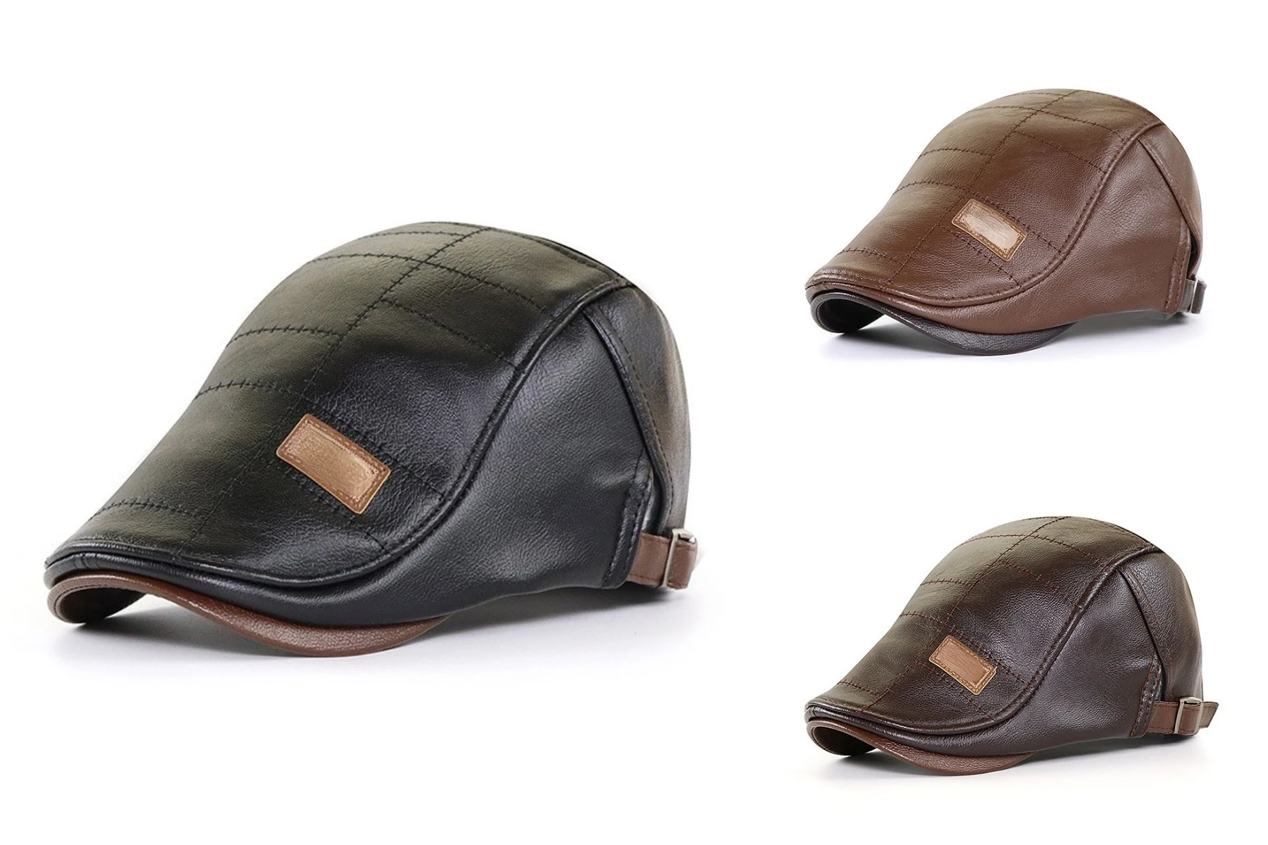 (🔥Hot Sale-70%OFF)- New Trendy Leather Beret