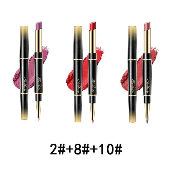 Double-ended Lipstick Automatic Lip Liner Lipstick