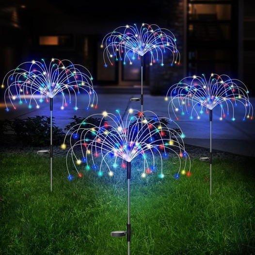 🔥LAST DAY 70% OFF🎁Waterproof  Solar Garden Fireworks Lamp