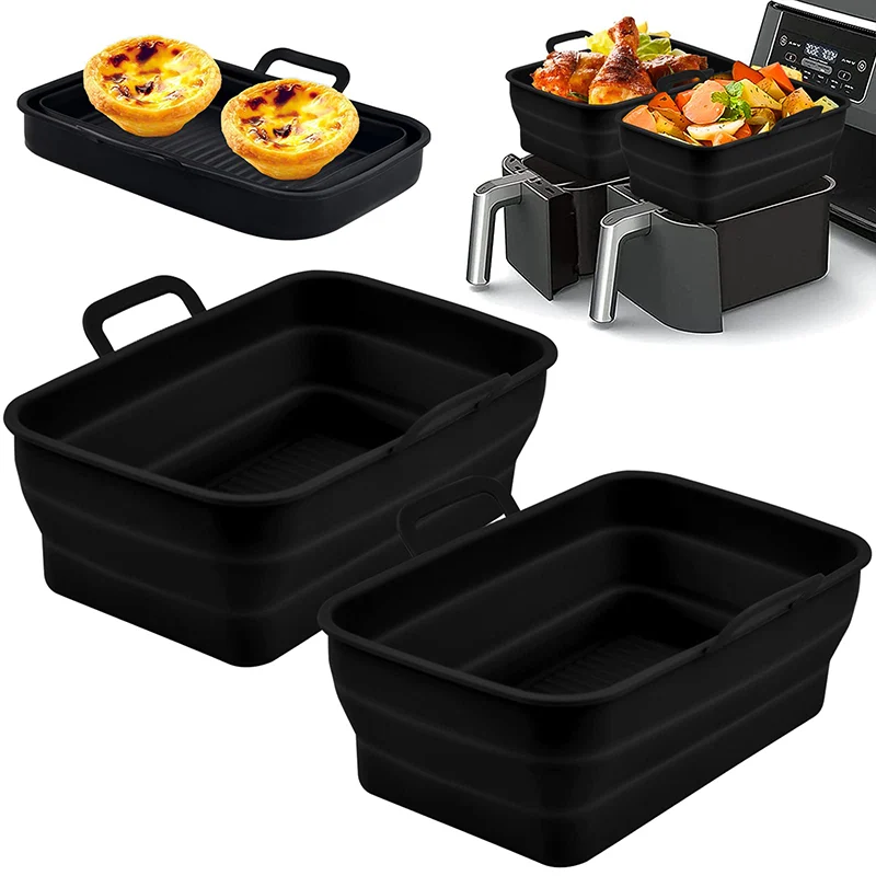 🔥Buy 2 get 1 Free🔥Foldable Air Fryer Silicone Baking Tray