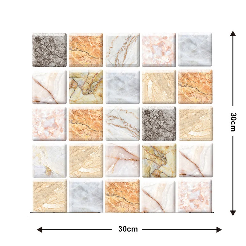 🎉Semi-Annual Sale - 50% Off - 10Pcs 3D Peel and Stick Wall Tiles(12x12 inches)