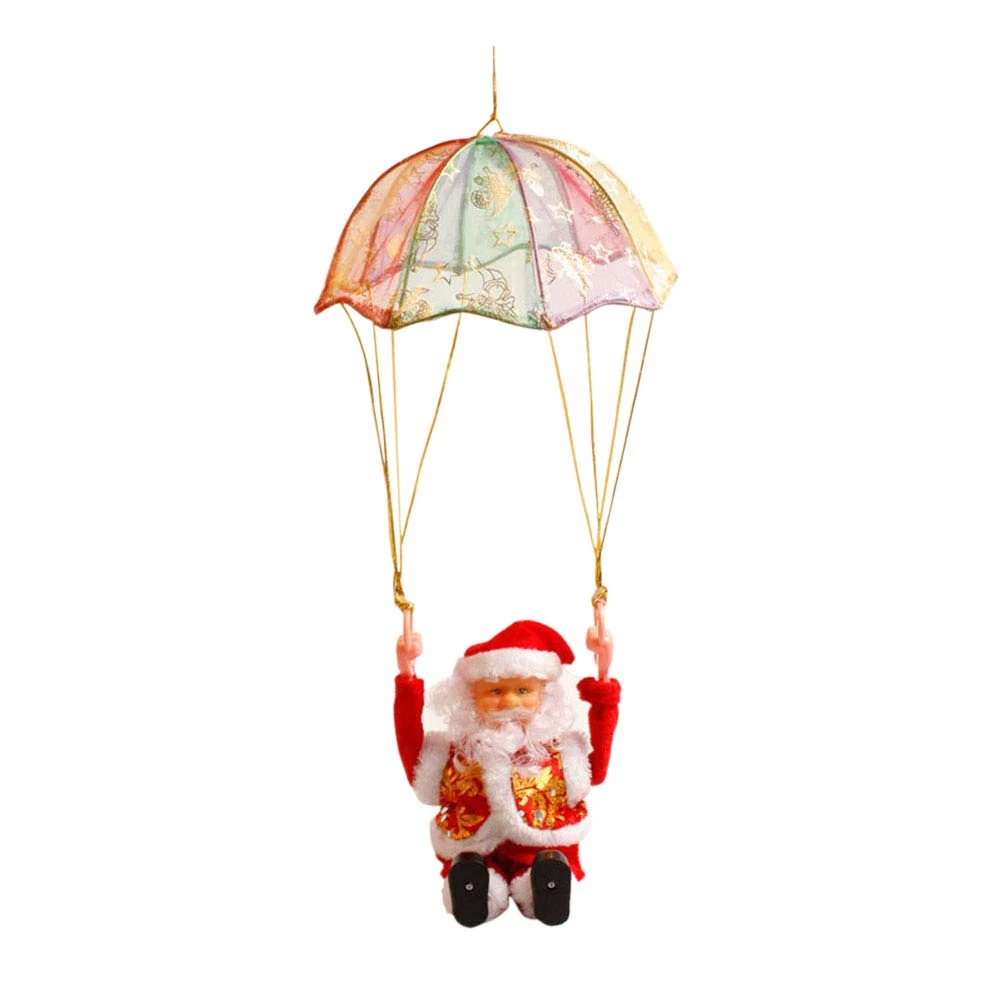 🎄Electric Santa Claus - spin on the parachute