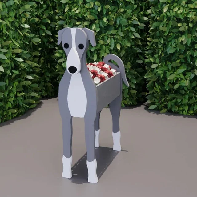 Greyhound Pet Planter