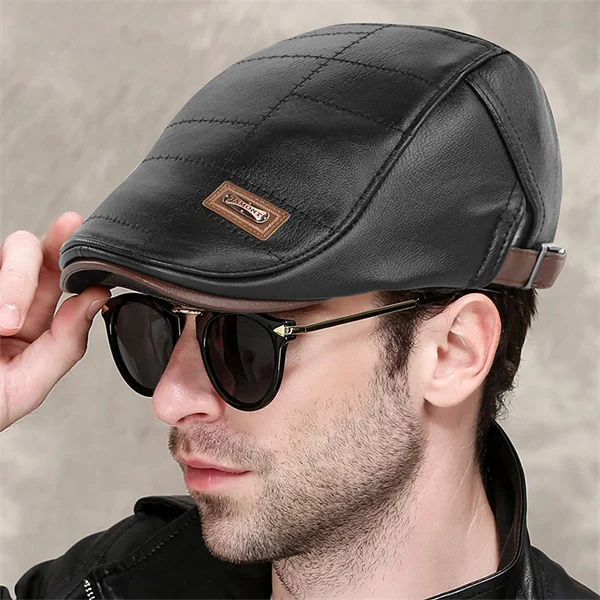(🔥Hot Sale-70%OFF)- New Trendy Leather Beret