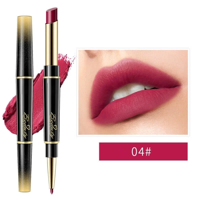 Double-ended Lipstick Automatic Lip Liner Lipstick