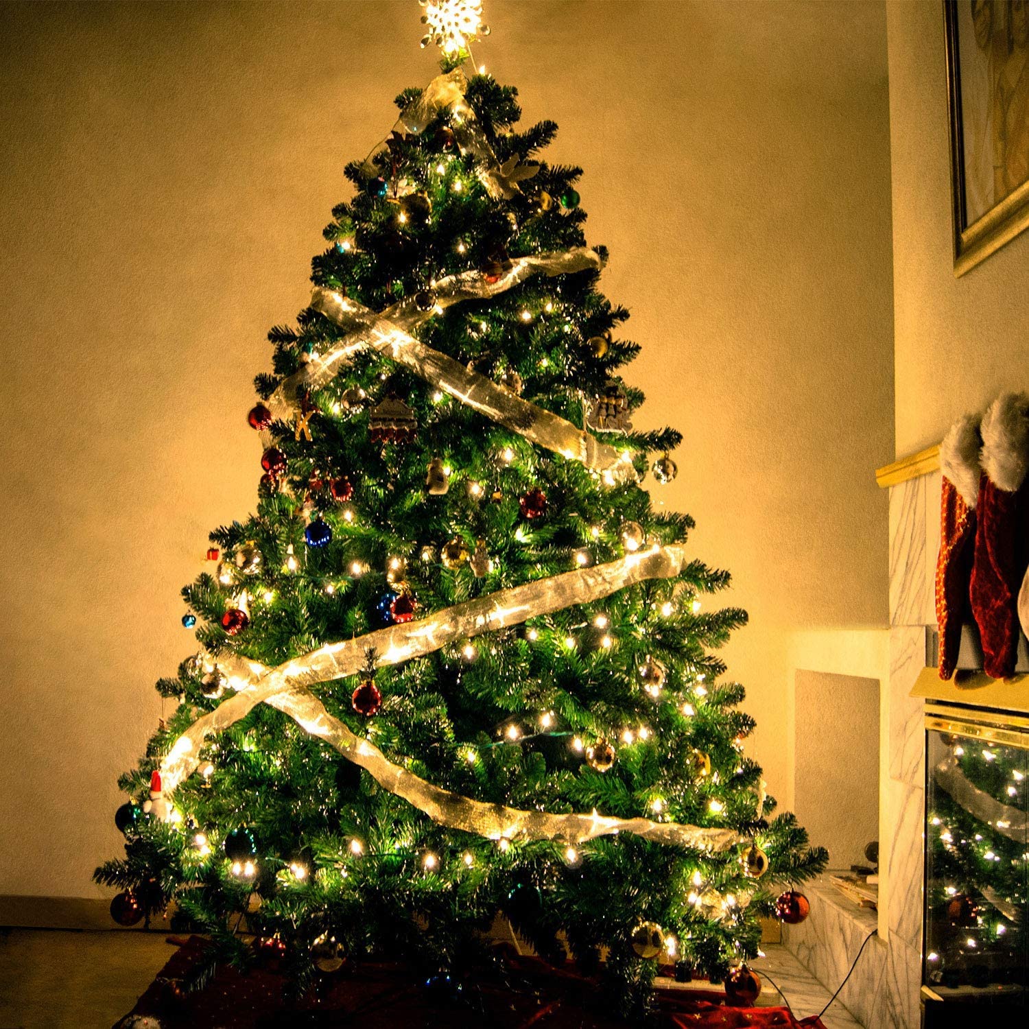 🎄Early Christmas Sale🎄Christmas Ribbon Fairy Lights