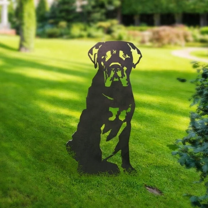 Mastiff Metal Silhouette