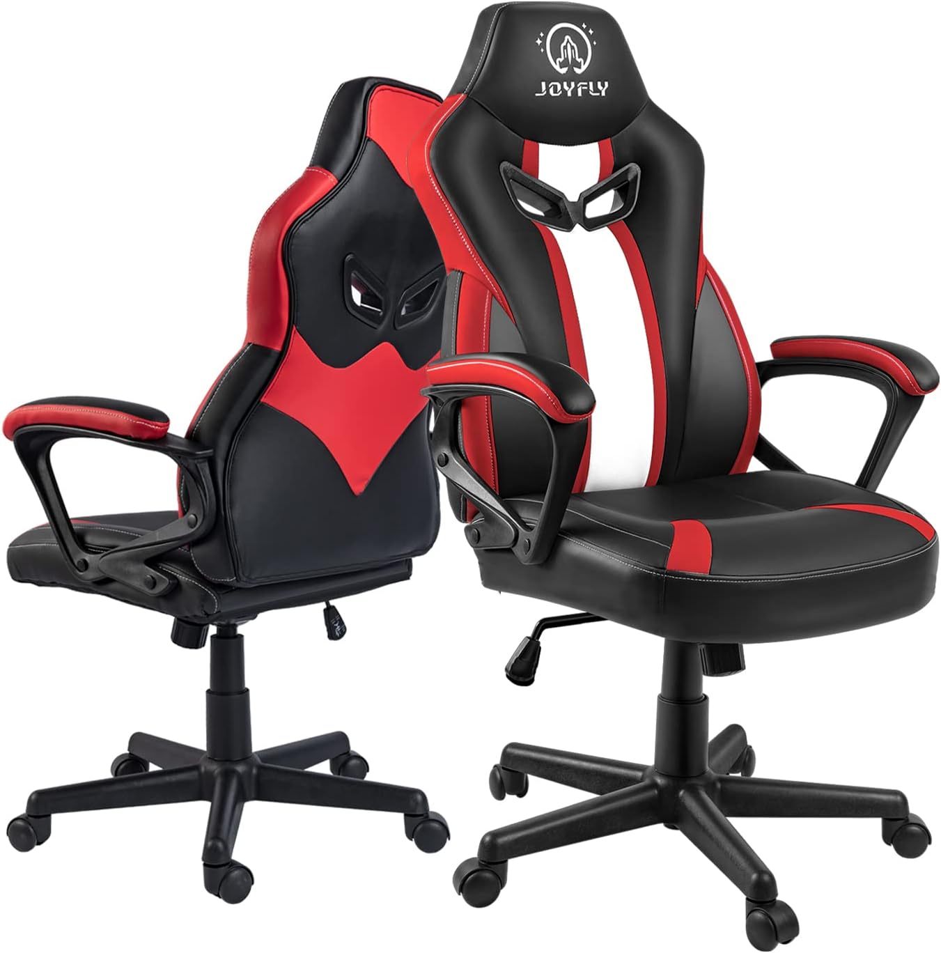 JOYFLY Computer Chair Office Gaming Chair for Adults,Racing Style Ergonomic PC Chair with Adjustable Swivel Chair with Lumbar Support(Black)