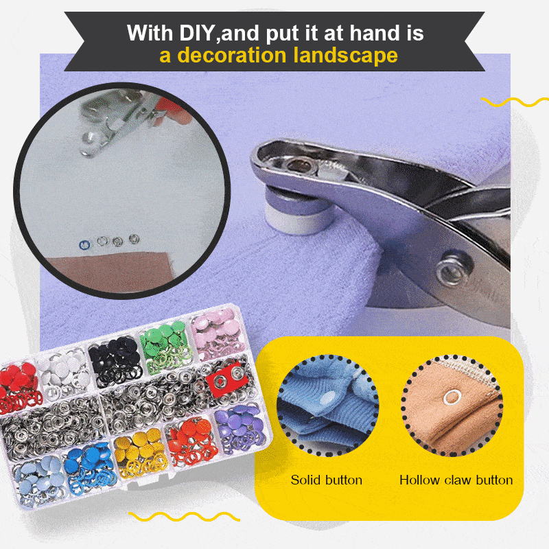 Invisible Seamless Buckle DIY Snap Tool