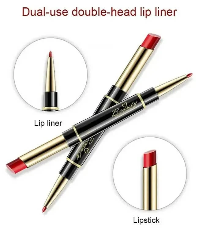 Double-ended Lipstick Automatic Lip Liner Lipstick