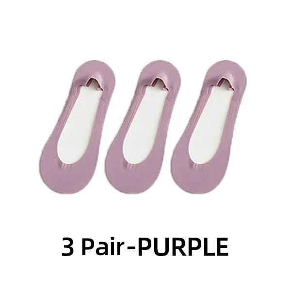 🔥BUY 4 Pairs GET 3 Pairs FREE🔥Invisible Non-slip Ice Silk Socks