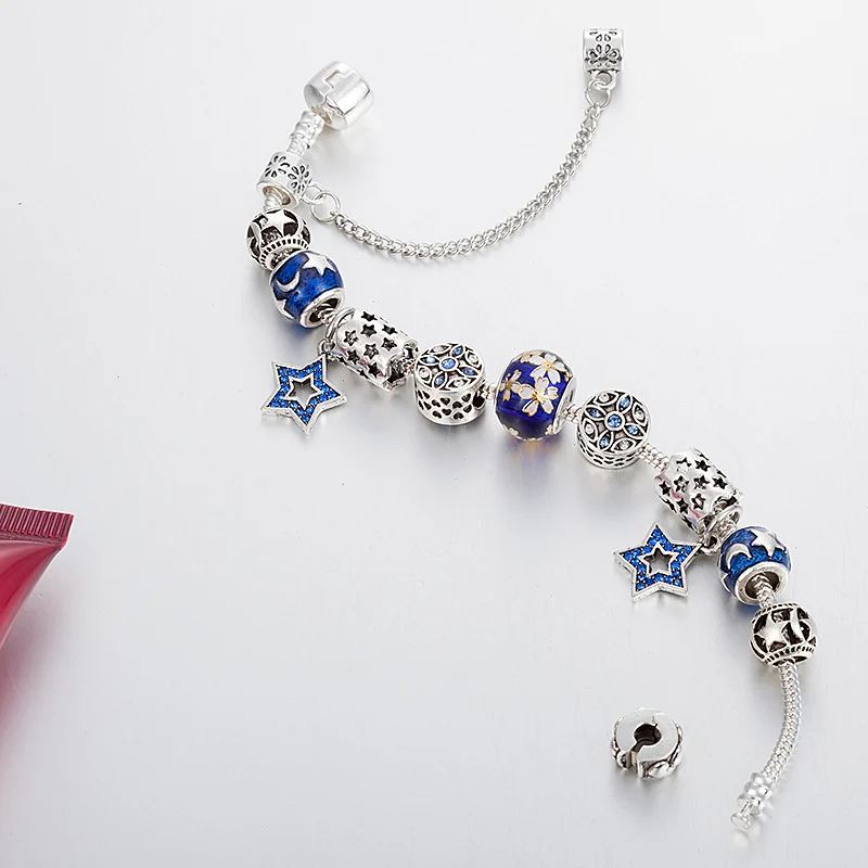 Starry Sky Series Pentagram Charm Bracelet