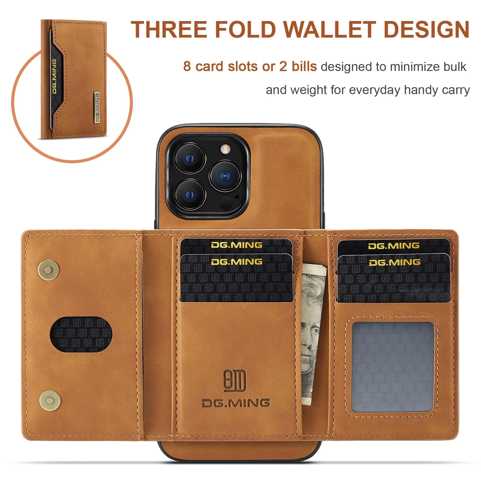 iPhone Cases Magnetic Wallet 2 In 1