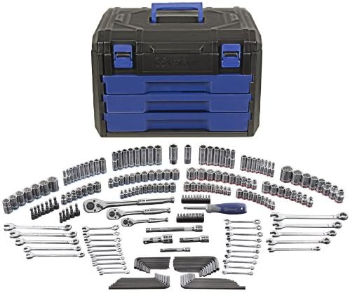 Kobalt 227-Piece Standard/Metric Mechanics Tool Set with Case 85183