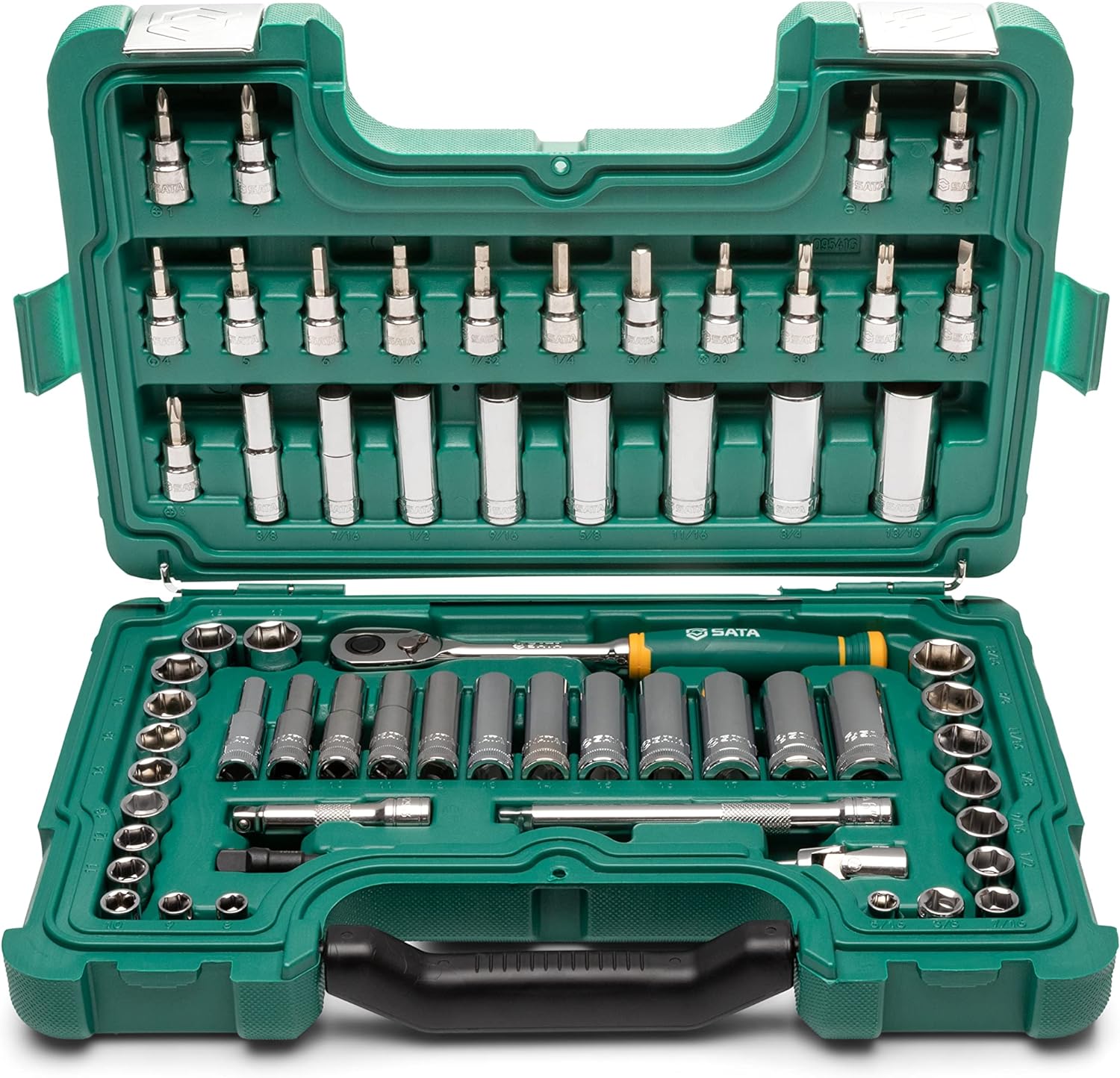 SATA 190 Piece Mechanics Tool Set | SAE & Metric | 1/4