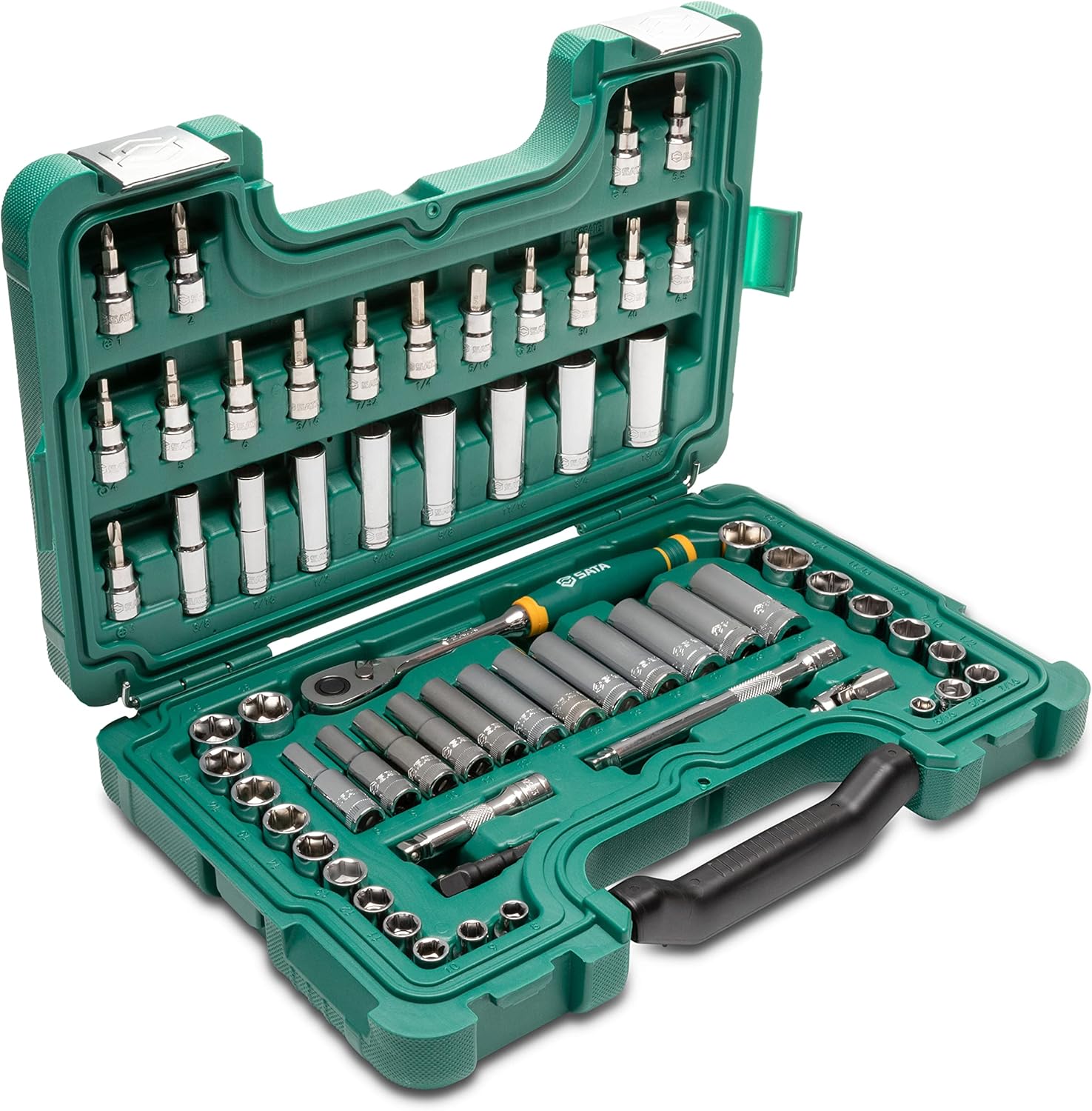 SATA 190 Piece Mechanics Tool Set | SAE & Metric | 1/4