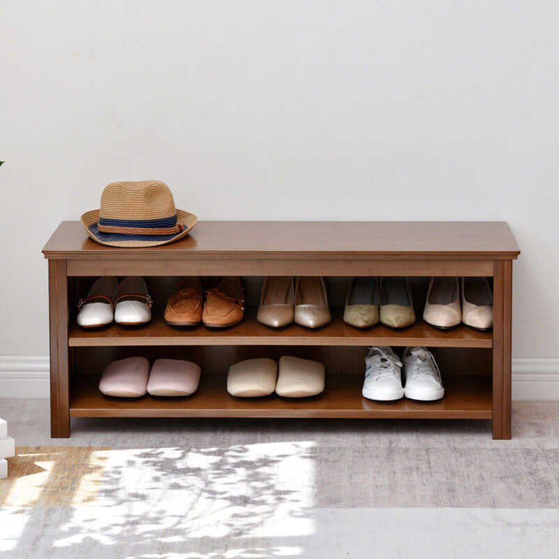 Bamboo Shoe Rack Bench