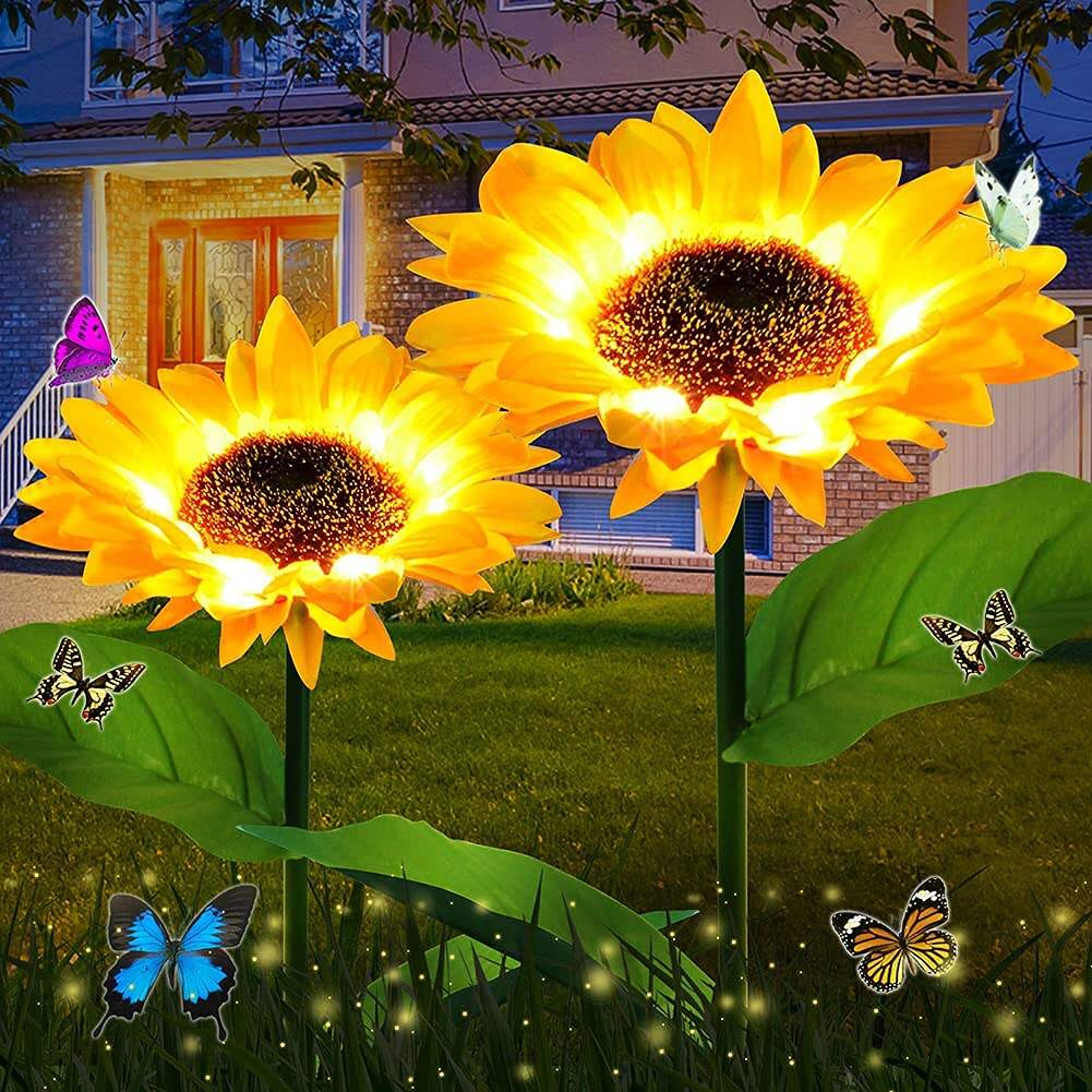 Simulation Sunflower Solar Lights