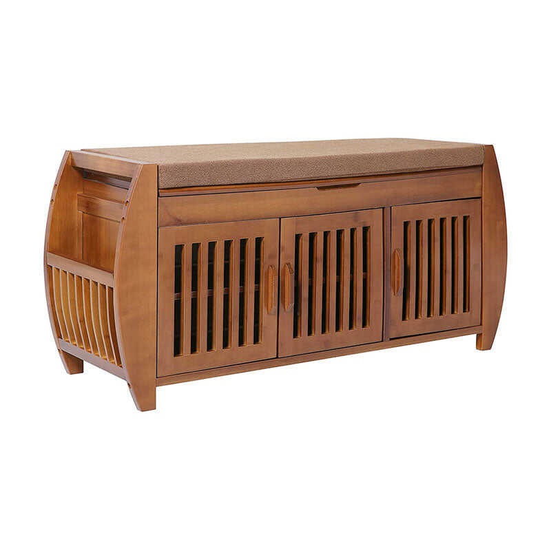 Bamboo Shoe Rack Shoe Cabinet Storage Benches