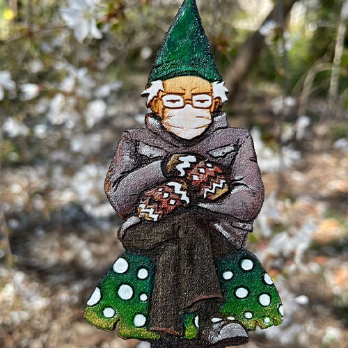 Grumpy Bernie Garden Gnome Plant,Garden Stake（×30）