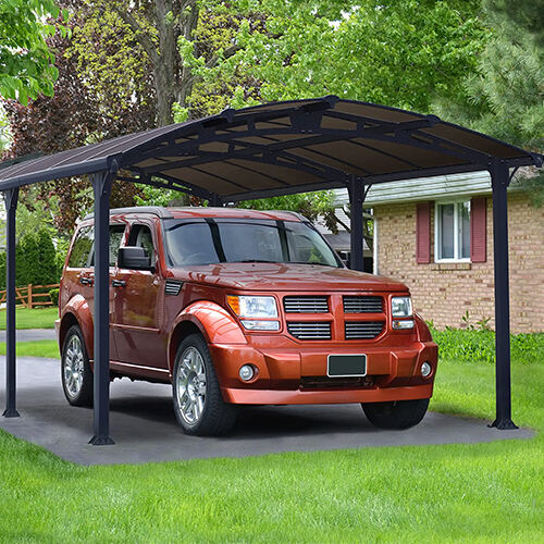 Outdoor Retractable Canopy Awning Parking Shed