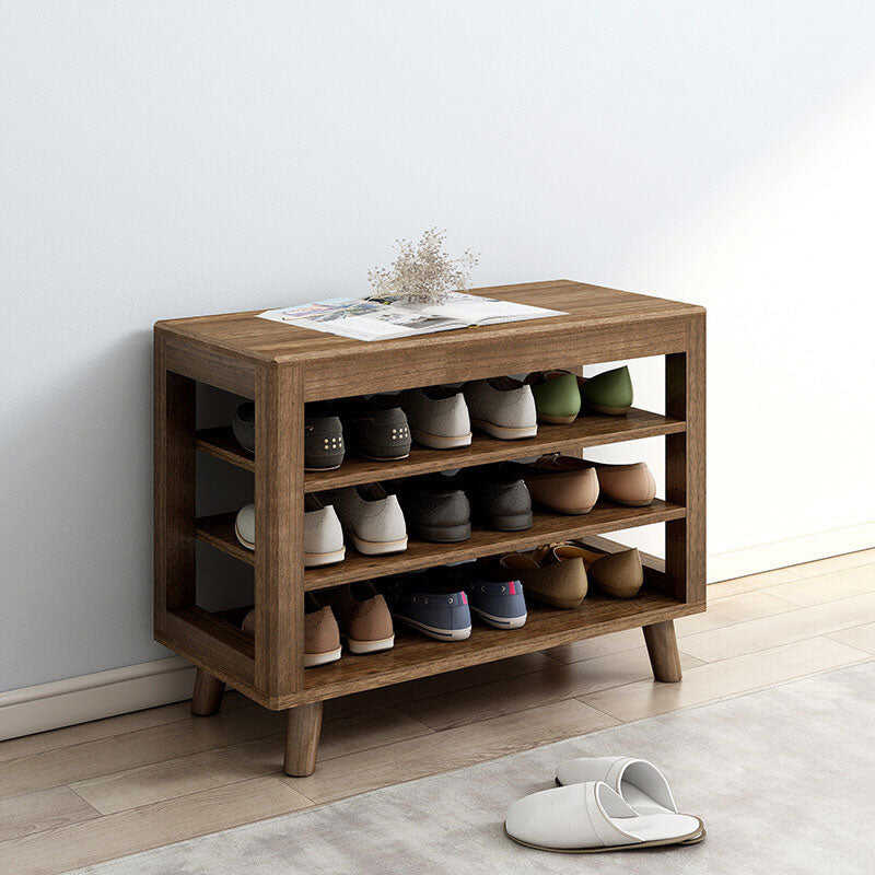 3-Tier Shoe Shelf Shoe Rack Bench