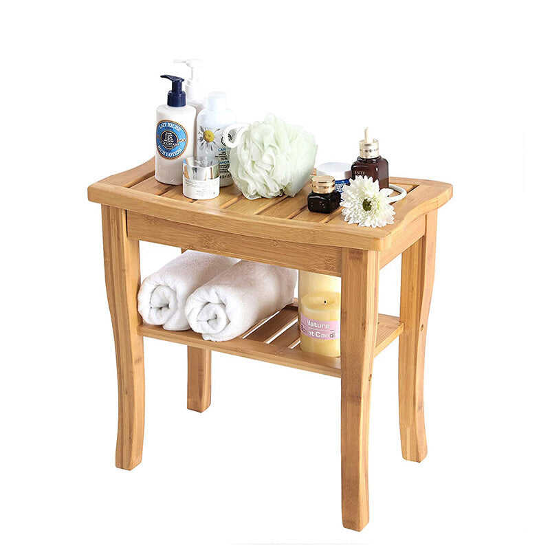 BAMBOO SHOWER STOOL and SHOE CHANGING STOOL