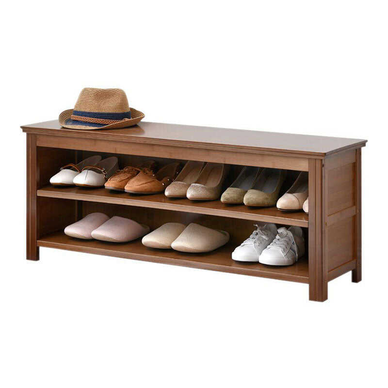 Bamboo Shoe Rack Bench