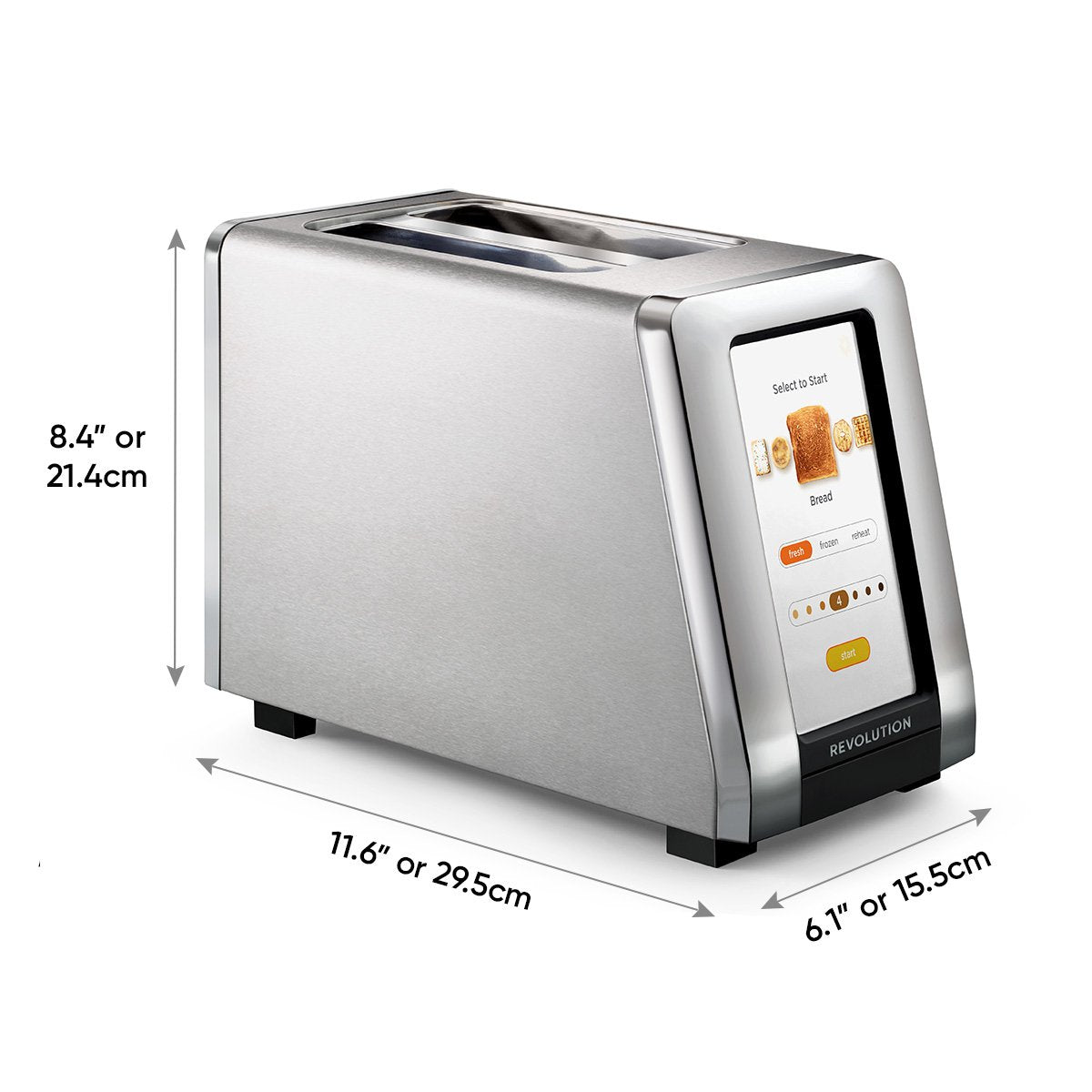 Revolution Cooking R180 2Slice High Speed Smart Toaster