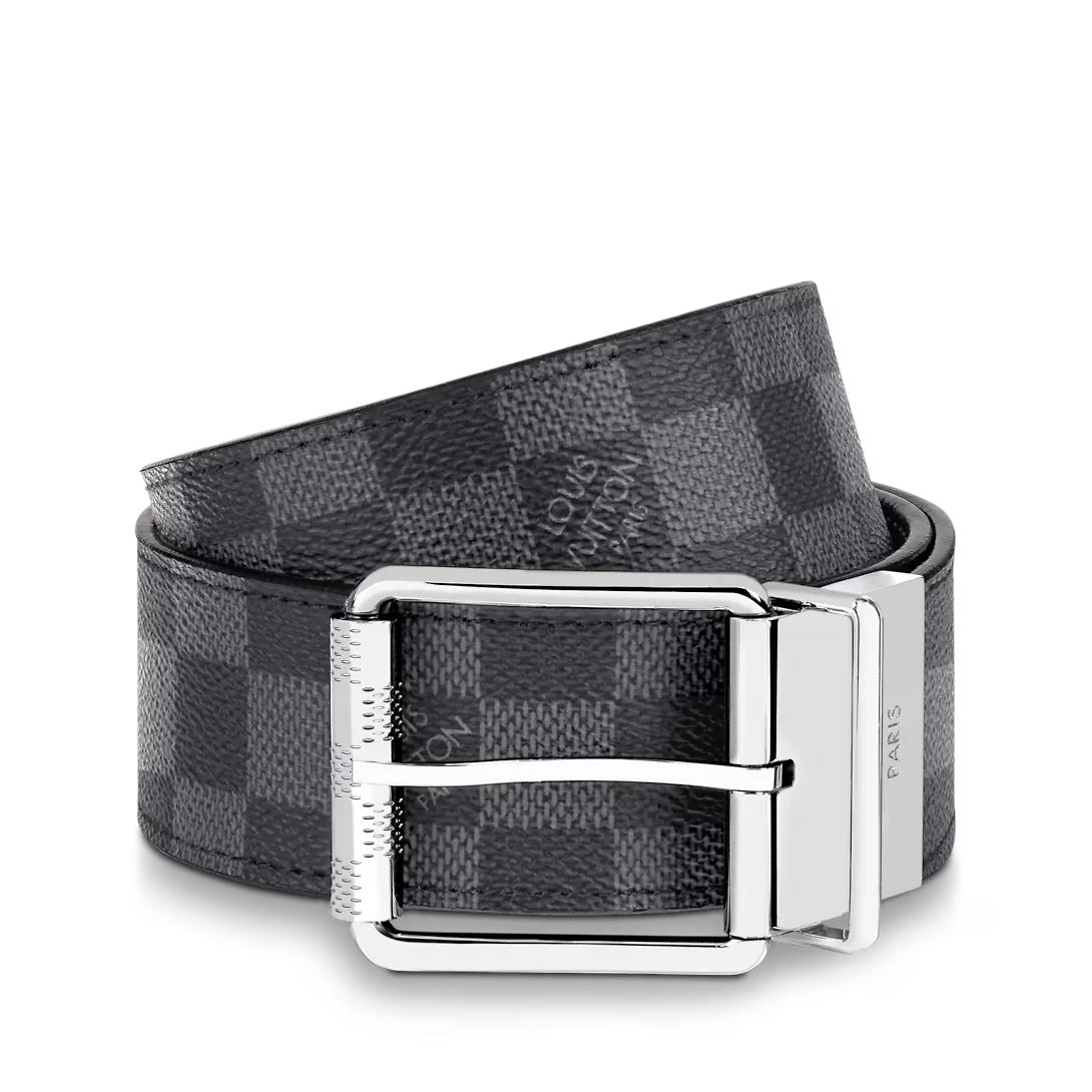 Damier Print 40MM Reversible